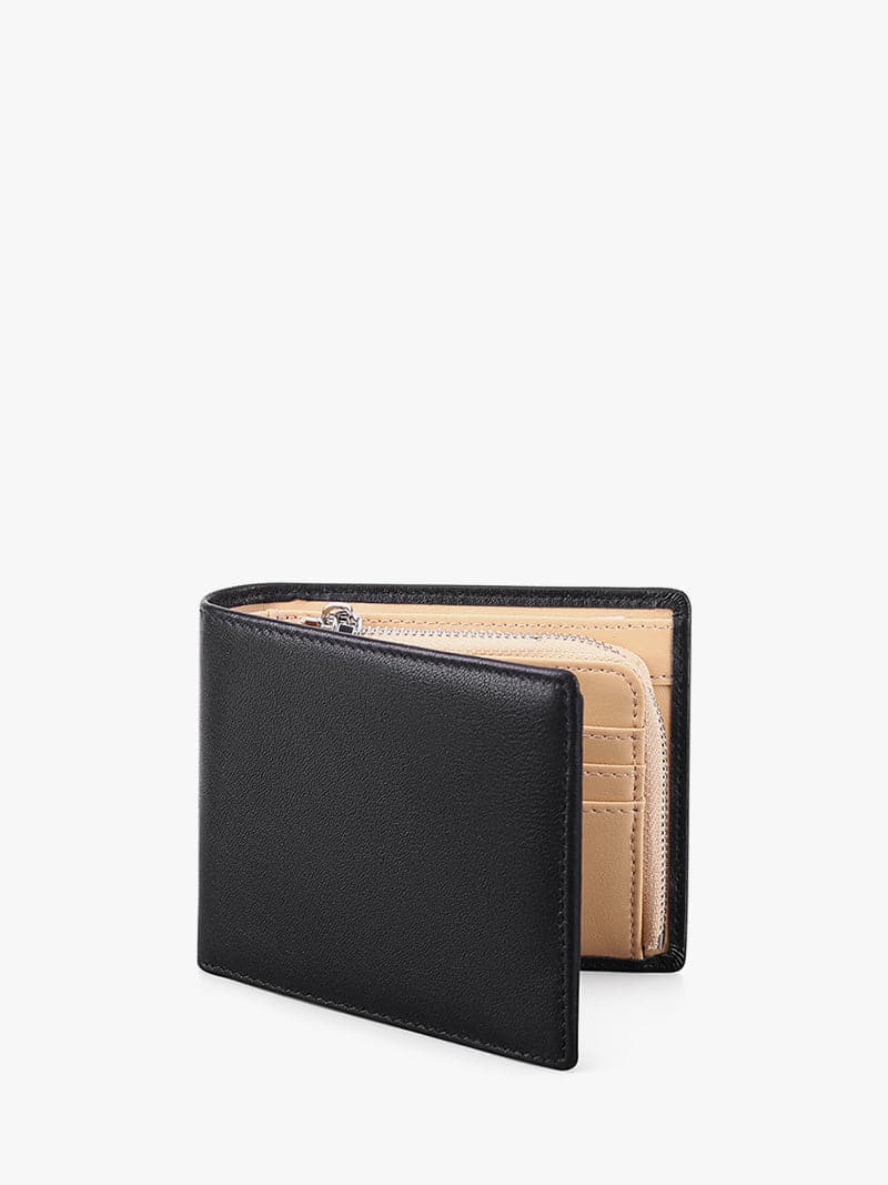 

The quality and craftsmanship of this men's solid color large-capacity wallet is amazing! It seems durable and spacious and the added convenience of the card slots will keep everything in its place. A great choice!