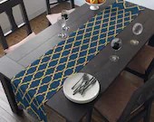 90" Long Table Runner | Eid Celebration Decor|  Polyester