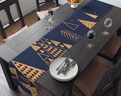Table Runner | New Traditional Blue Christmas | Cater Your Holiday Table With Seasonal Decor